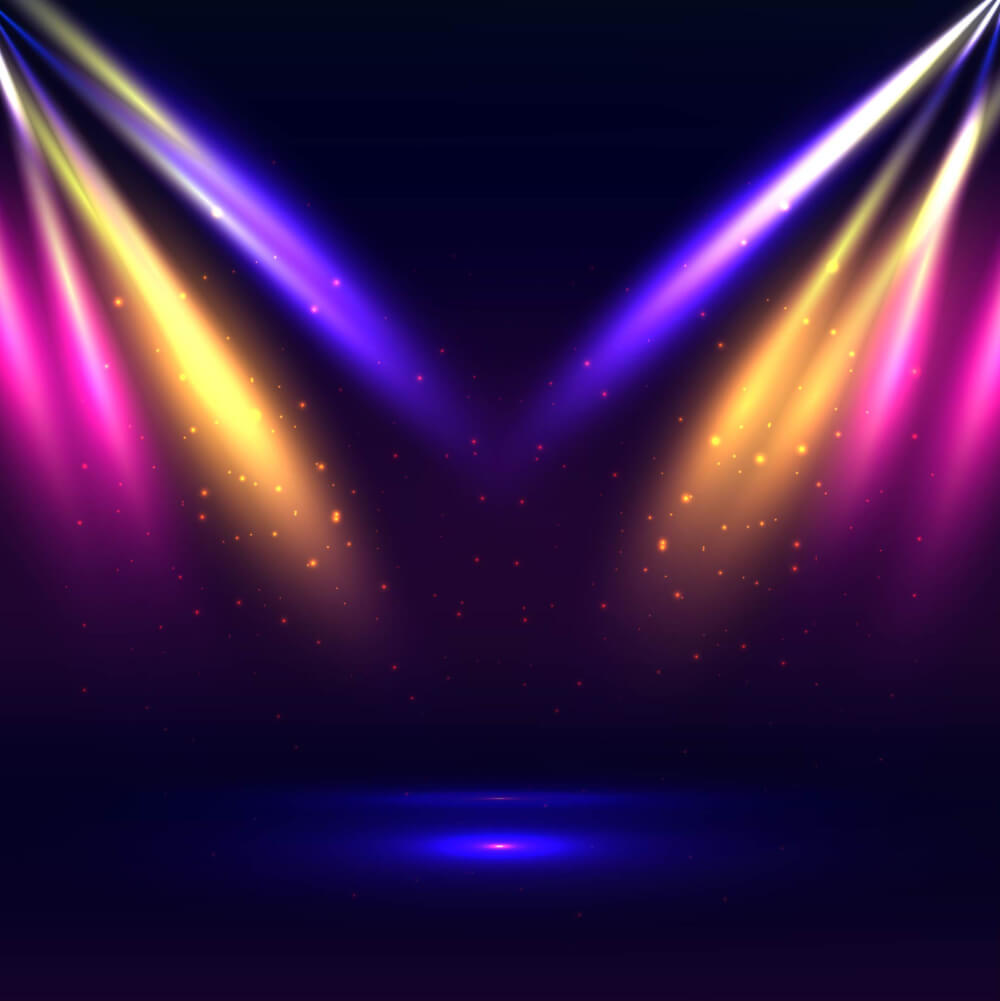luces de un evento