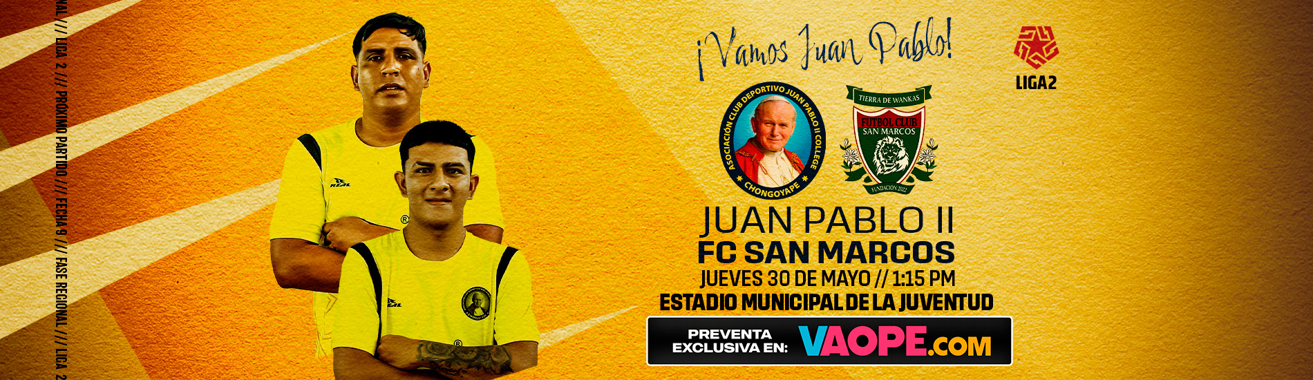 Juan Pablo II College Chongoyape vs FC San Marcos
