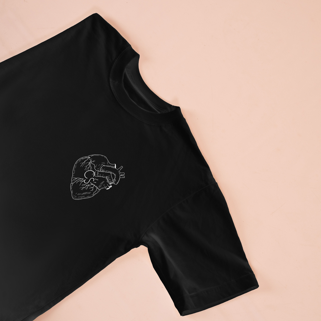 Polo Negro Corazón