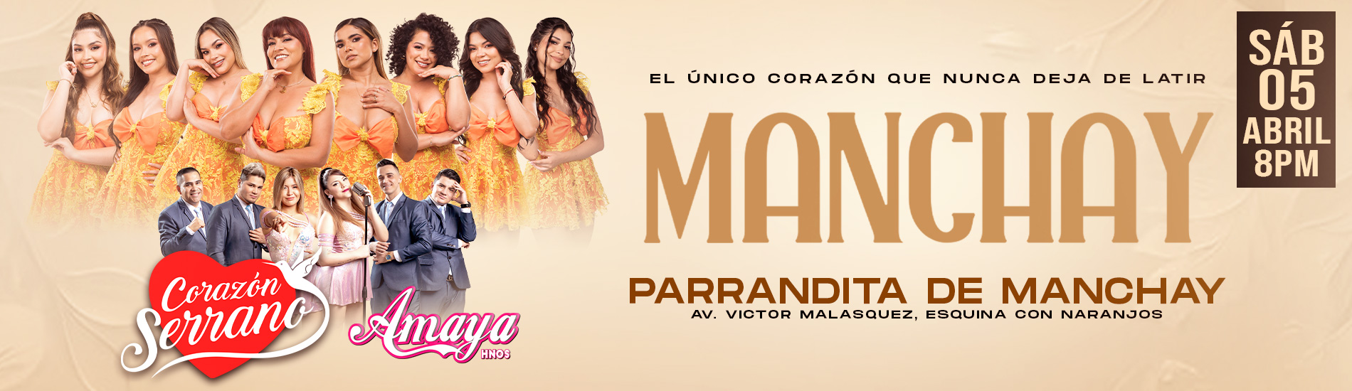 Corazón Serrano y Amaya Hermanos en La Parrandita de Manchay