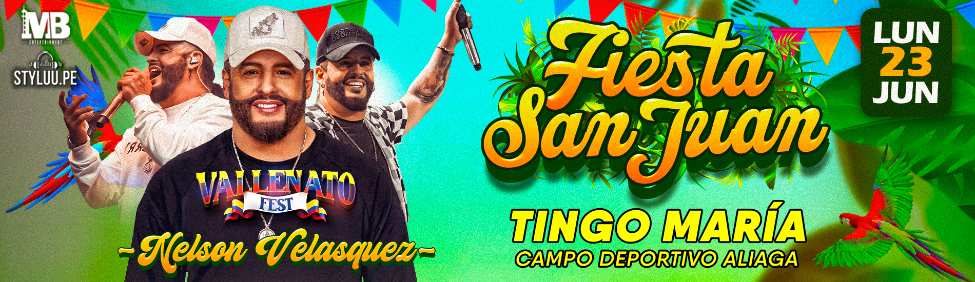 Vallenato Fest San Juan con Nelson Velasquez en Tingo Maria