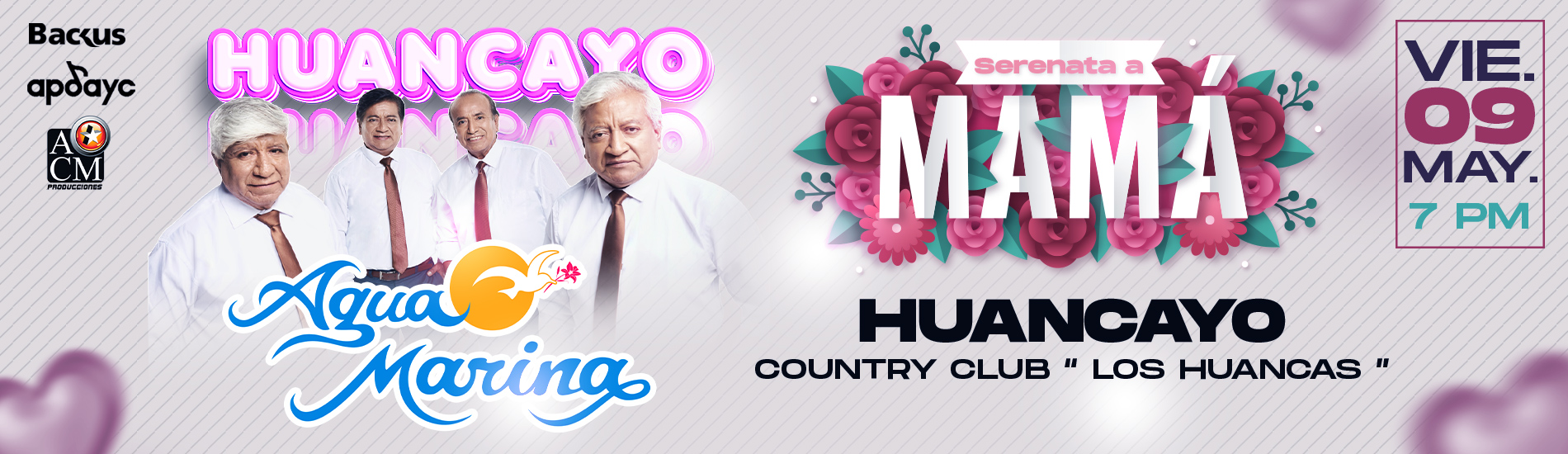 Serenata a Mamá con Agua Marina en Huancayo