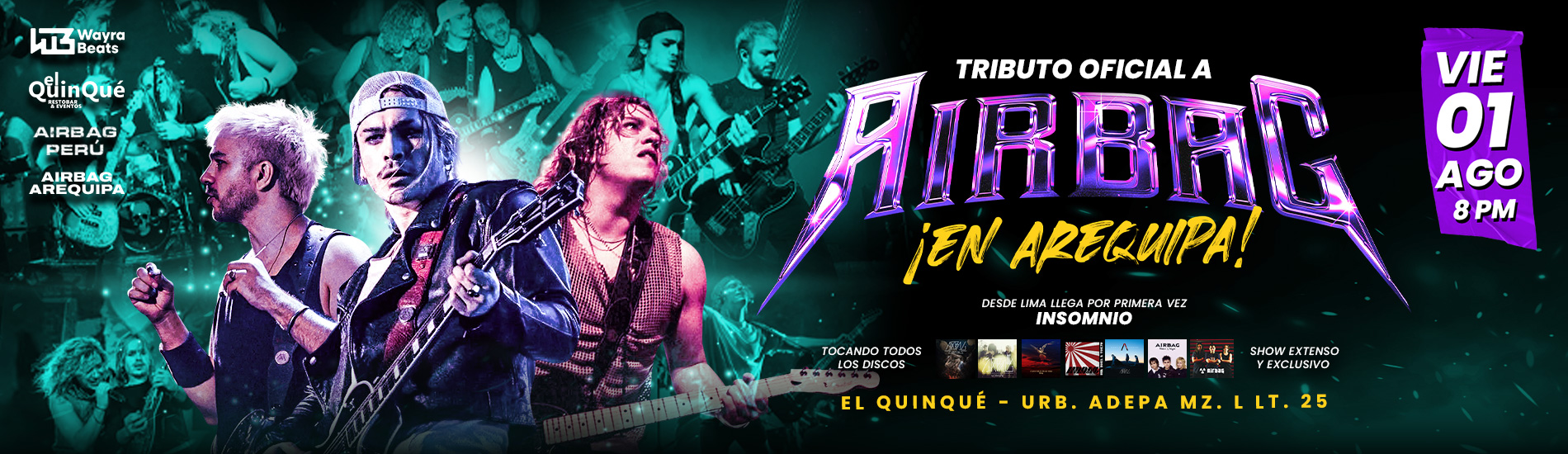 Tributo Oficial a Airbag en Arequipa