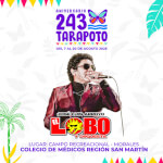 Imagen de El Lobo y Orquesta en el 243° Aniversario de Tarapoto