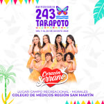Imagen de Corazón Serrano en el 243° Aniversario de Tarapoto
