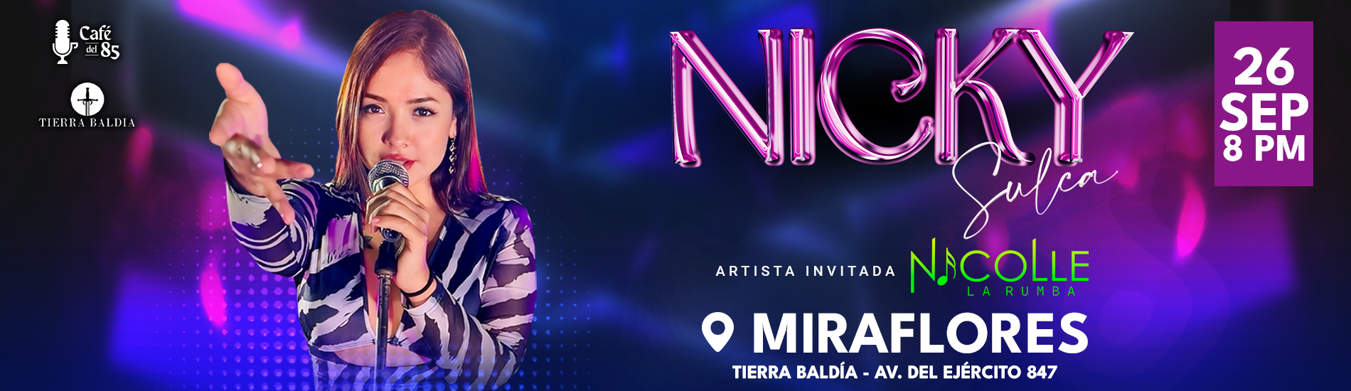 Nicky Sulca en Miraflores