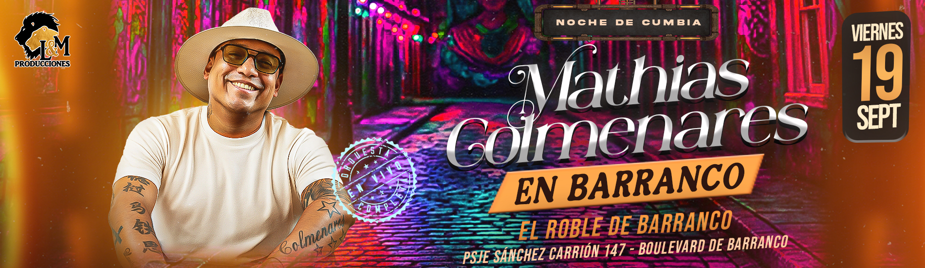 Mathias Colmenares en Barranco