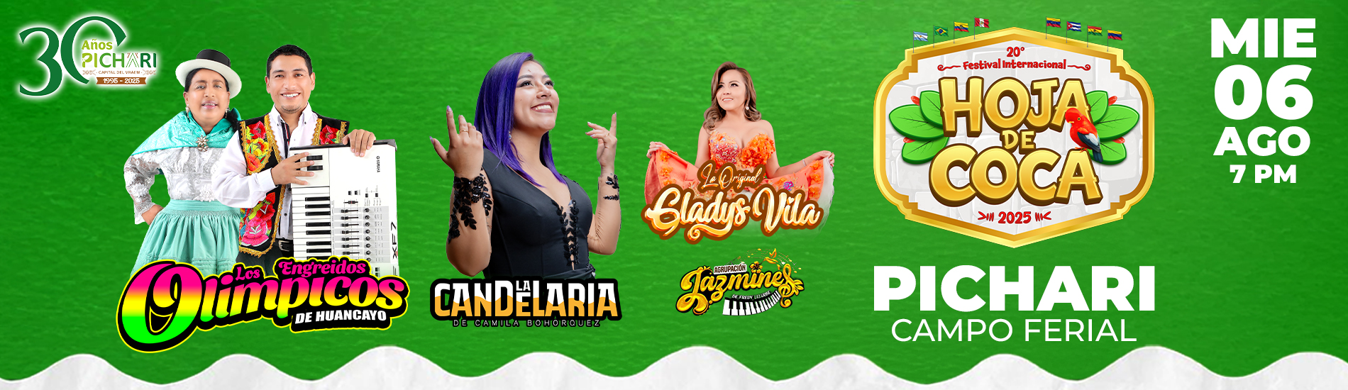 Olímpicos de Huancayo, La Candelaria y más en el 20° Festival Internacional de la Hoja de Coca en Pichari