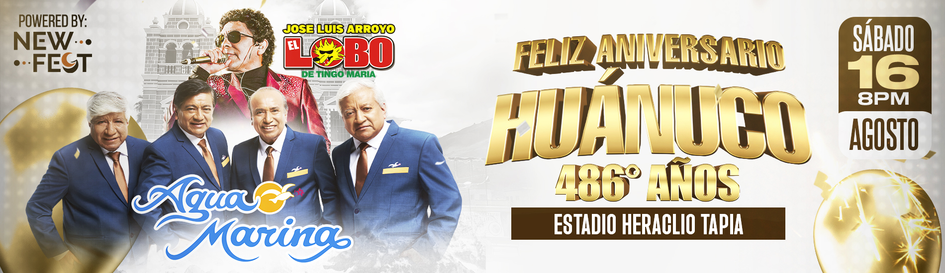 Agua Marina y El Lobo en Húanuco