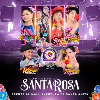 Mariflor Gomez, Surandino, Wilfredo de la Peña y más en el Complejo Santa Rosa
