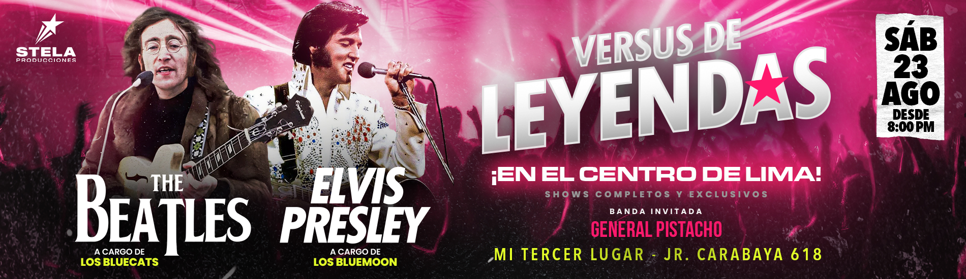 The Beatles vs Elvis Presley en el Centro de Lima