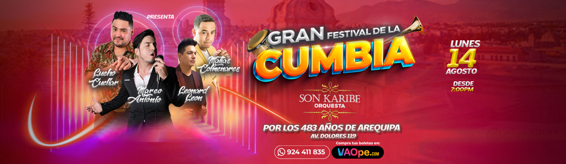 Gran Festival de la Cumbia en Arequipa