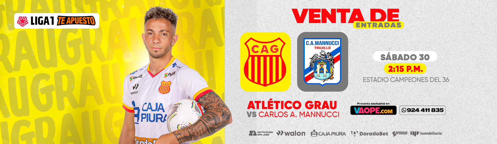 Atlético Grau vs Carlos A. Mannucci