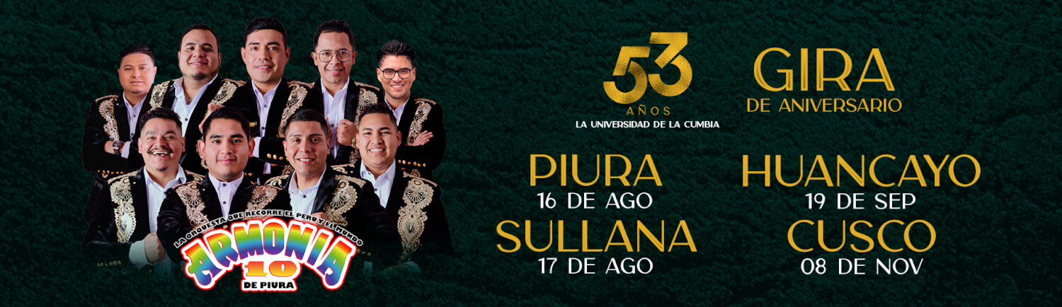 Gira de Aniversario Armonía 10
