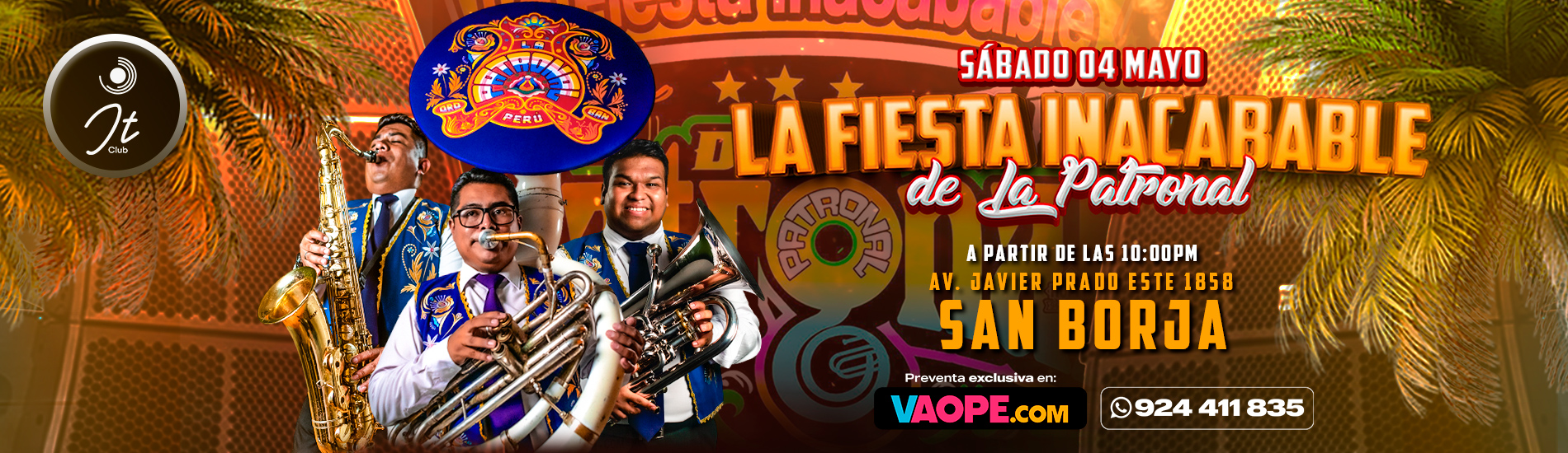 La Fiesta Inacabable con La Patronal en Lima