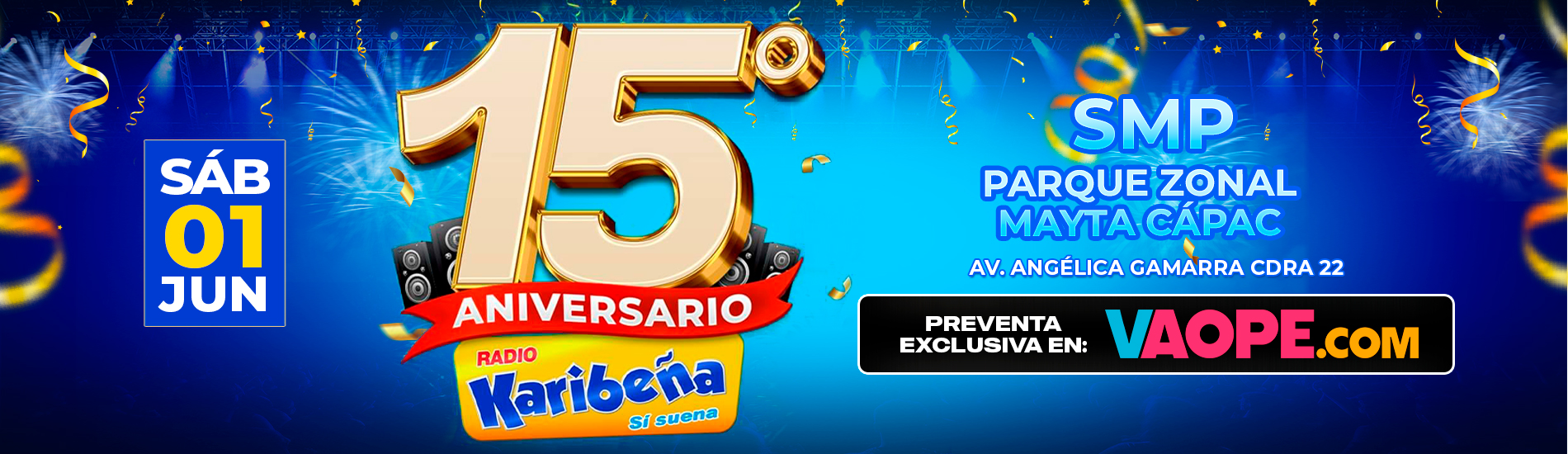 Karibeña 15 Aniversario en Lima