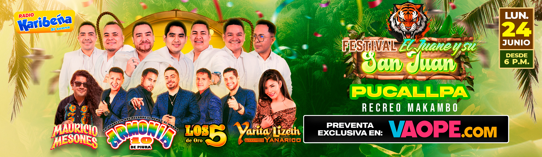 Armonía 10, Mauricio Mesones, Yarita Lizeth y más en el Festival El Juane y su San Juan