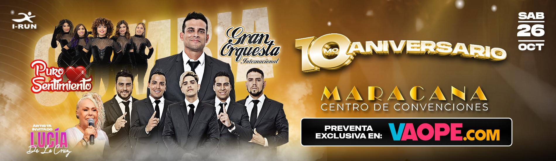 10° Aniversario de la Gran Orquesta Internacional en la Catedral de la Cumbia