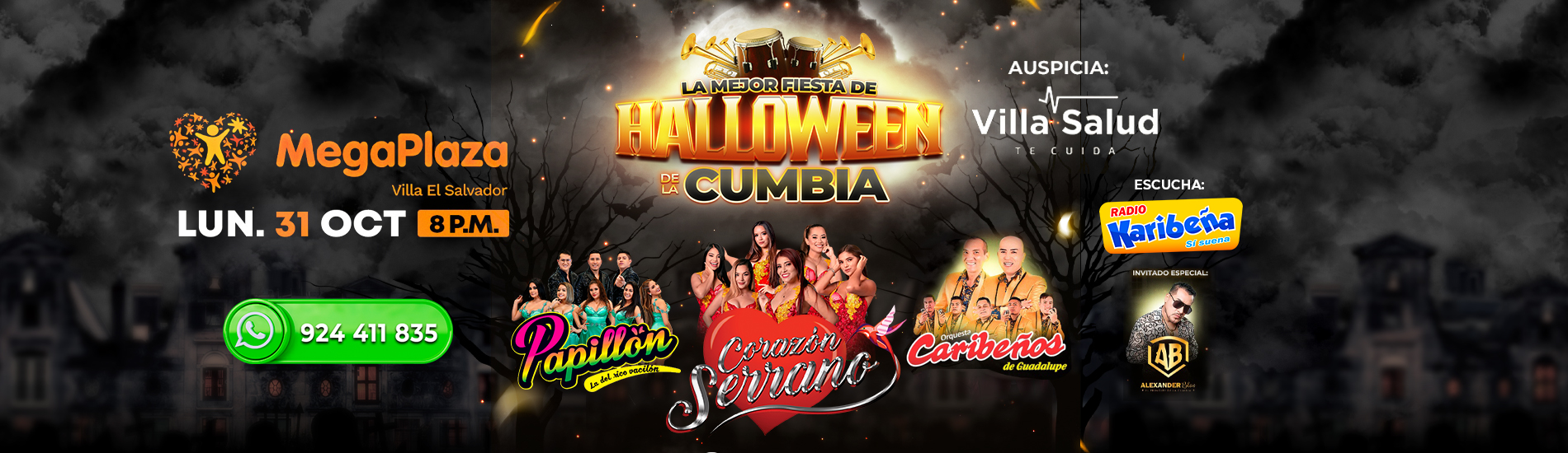 La Mejor Fiesta de Halloween de la Cumbia