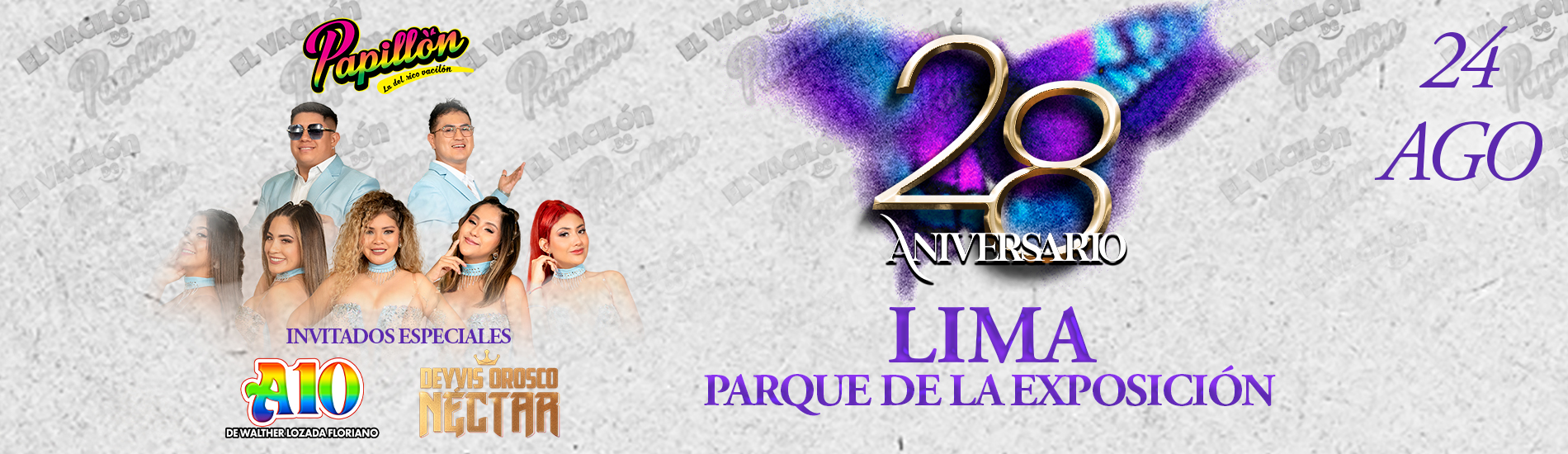28° Aniversario de Papillón en el Parque de la Exposición