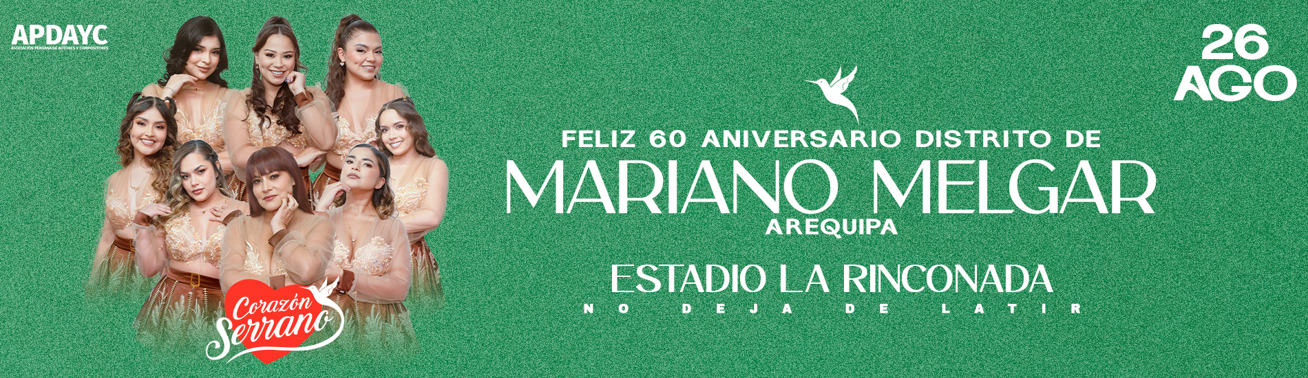 Corazón Serrano en Arequipa