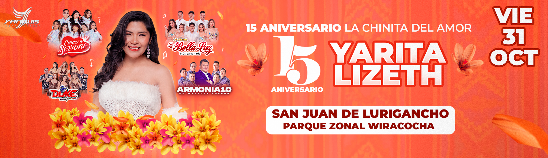 15 Aniversario de Yarita Lizeth en el Parque Zonal Wiracocha de SJL