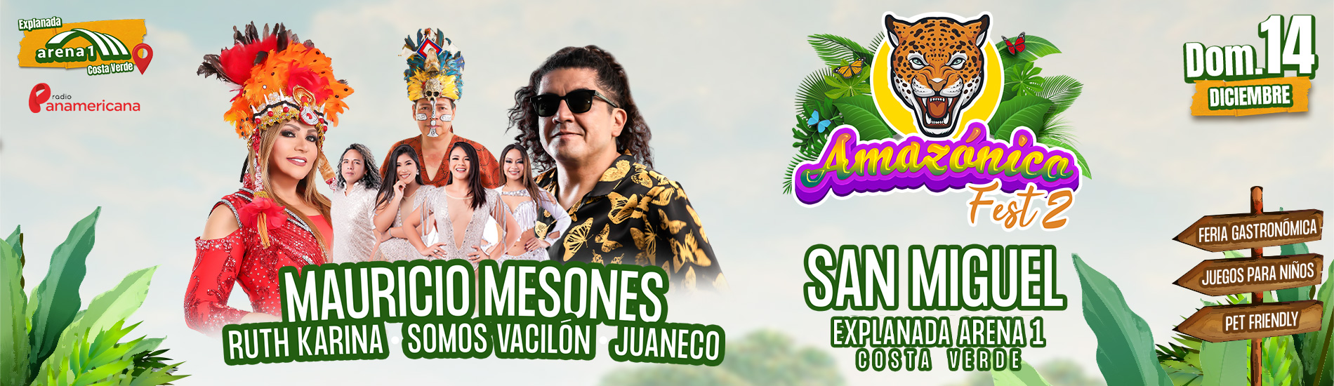 Mauricio Mesones, Ruth Karina y más en el Amazónico Fest 2