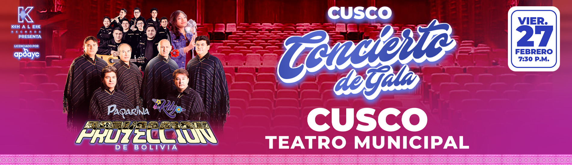 Noche de Gala Andina: Proyección de Bolivia en Cusco
