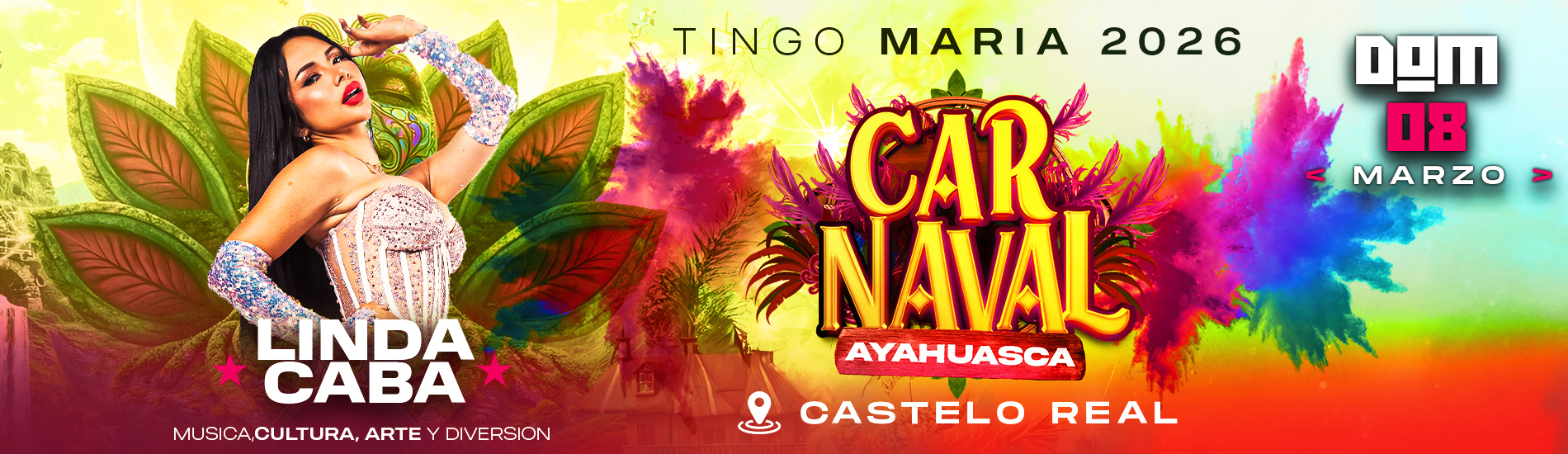 Carnaval Ayahuasca con Linda Caba en Tingo María