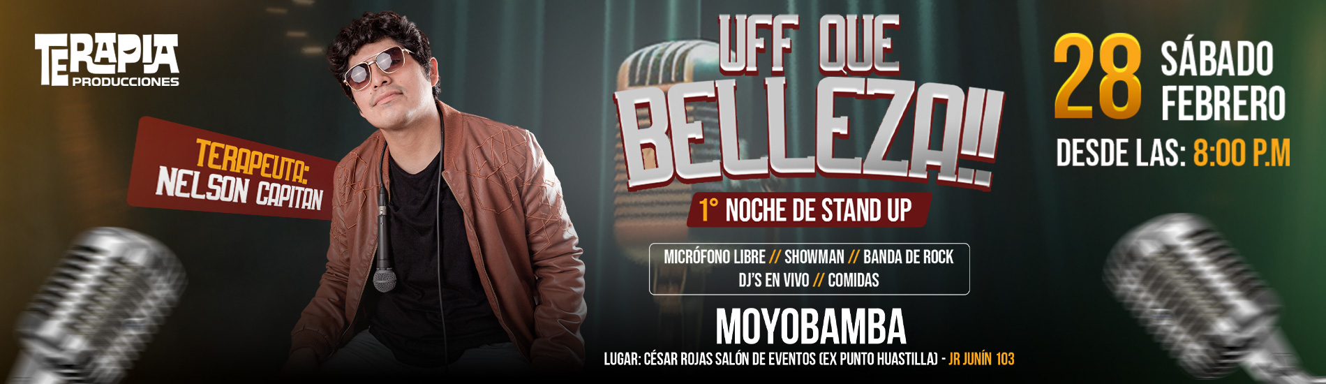 Uff que Belleza con Nelson Capitan en Moyobamba