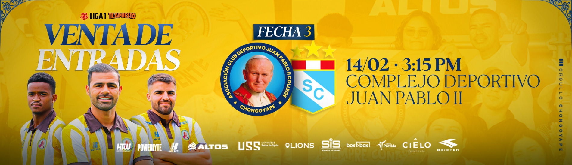 Juan Pablo II vs Sporting Cristal