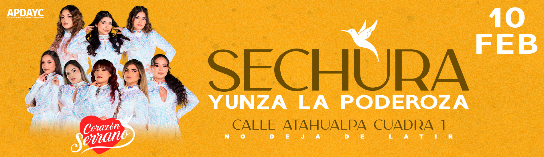 Yunza La Poderosa con Corazón Serrano en Sechura