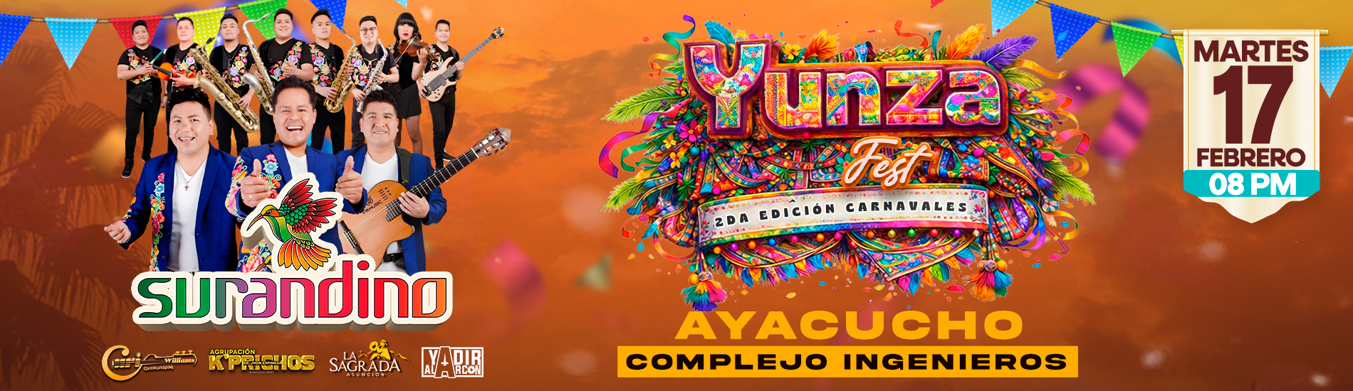 Yunza Fest 2da Edición Carnavales con Surandino en Ayacucho