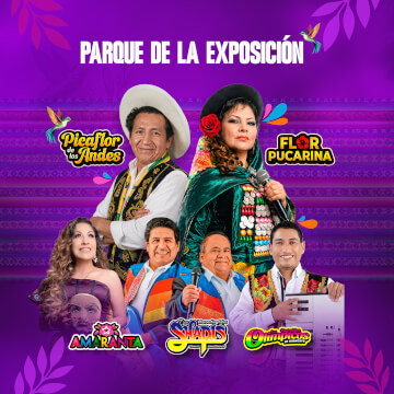 Picaflor de los Andes y Flor Pucarina Vuelven a los Escenarios en el Parque de la Exposición