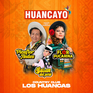 Picaflor de los Andes y Flor Pucarina Vuelven a los Escenarios en Huancayo