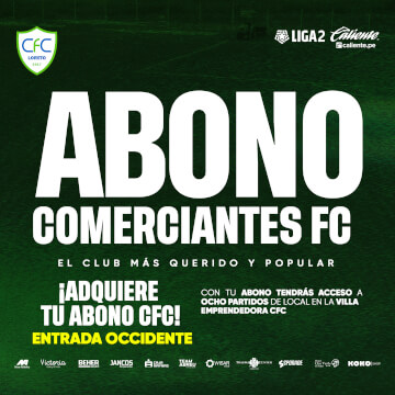 Abono Comerciantes FC 2026 – Vive la Liga 2 desde la Tribuna