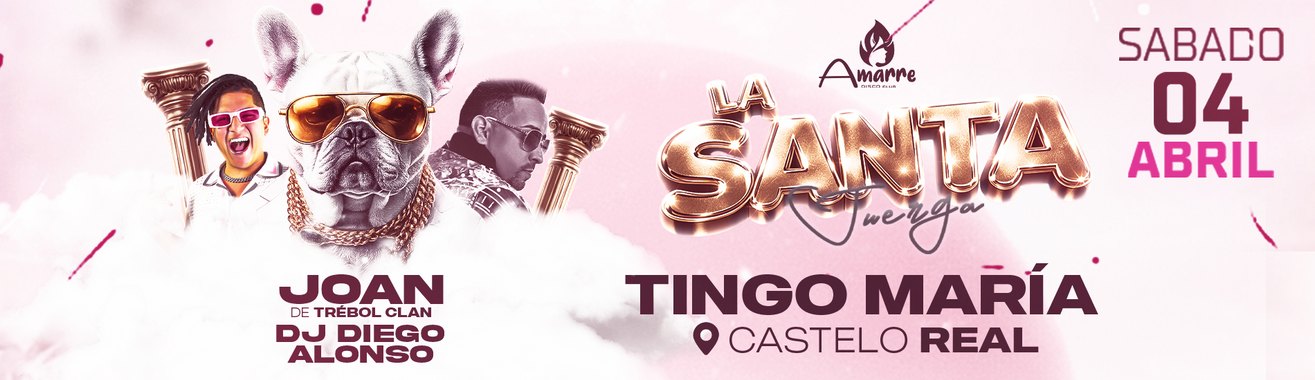 La Santa Juerga con Joan de Trébol Clan y Dj Alonso en Tingo María