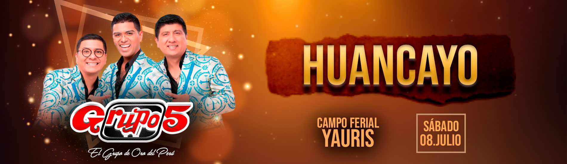 Noche de cumbia Gigante con GRUPO 5 en Huancayo.