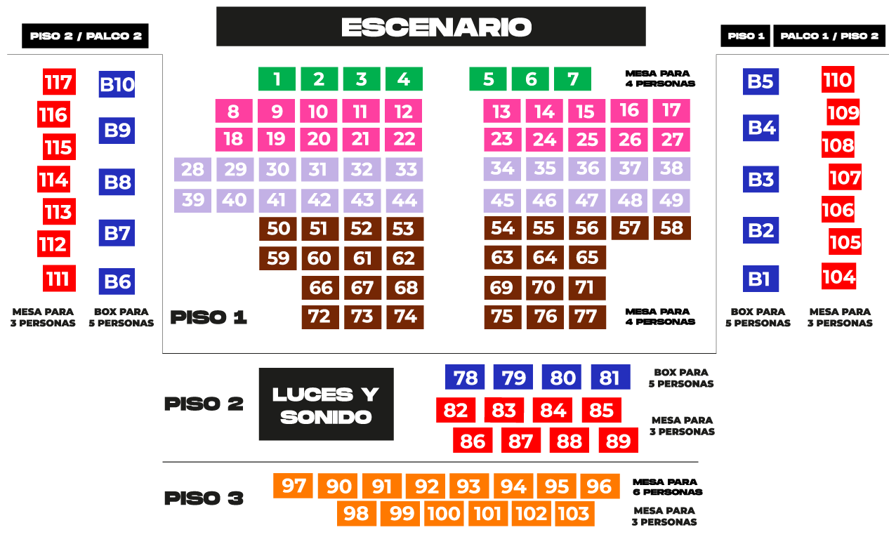 Croquis del evento