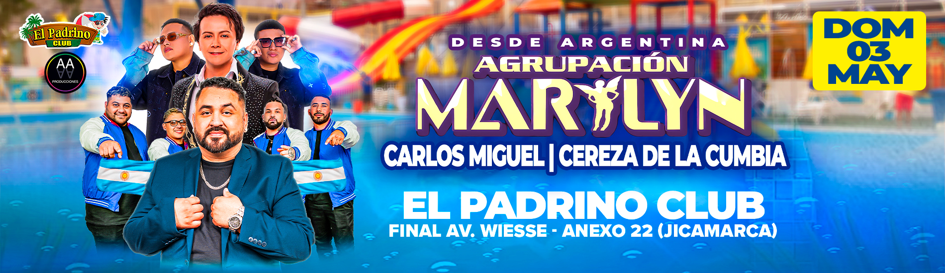 Desde Argentina Agrupación Marilyn en El Padrino Club de Jicamarca
