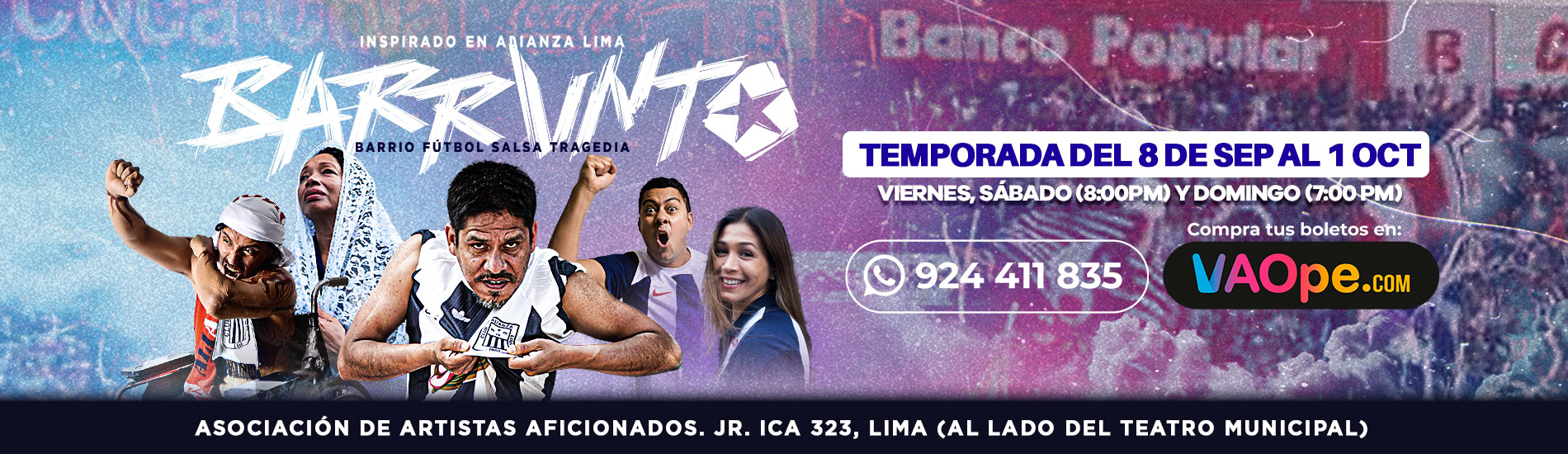 BARRUNTO: Barrio, fútbol, salsa y tragedia