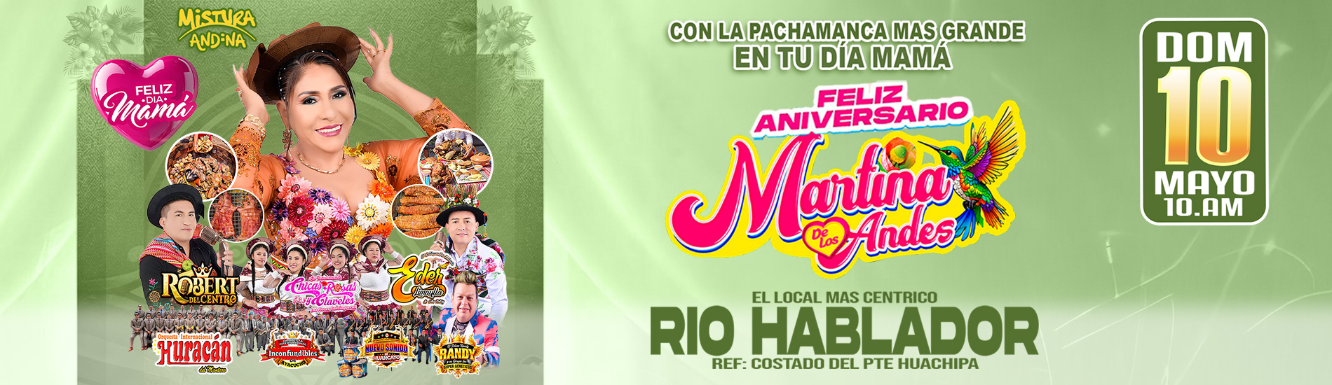 Mistura Andina por el Día de la Madre en Huachipa