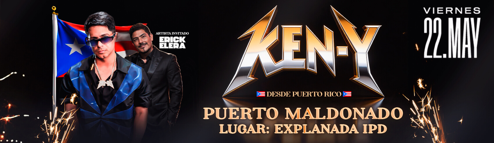 NOCHE DE ROMANCE Y REGGAETÓN CON KEN-Y EN PUERTO MALDONADO