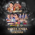 Imagen de Revelación 5:40 Celebra 34 años con El Lobo, Surandino y otros artistas más en Centro Social Cochas