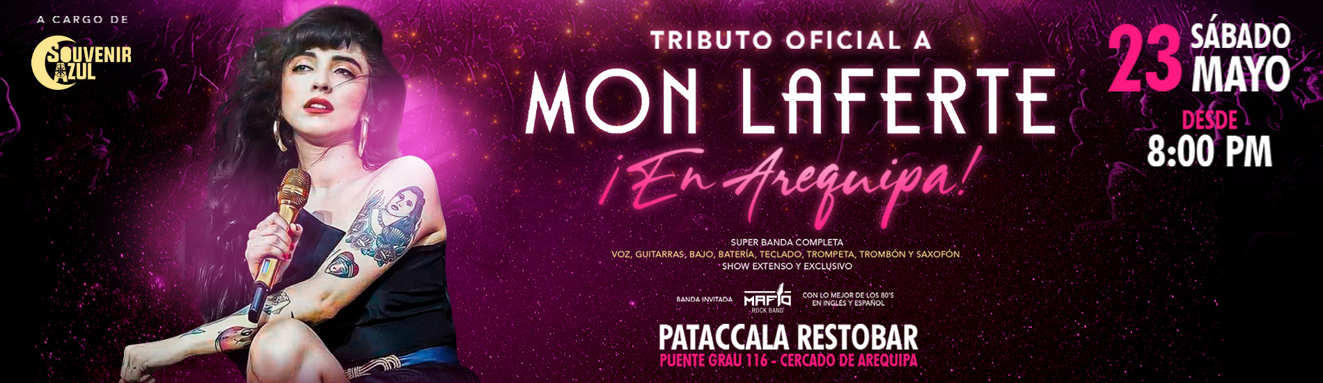 Tributo Oficial a Mon Laferte en Arequipa