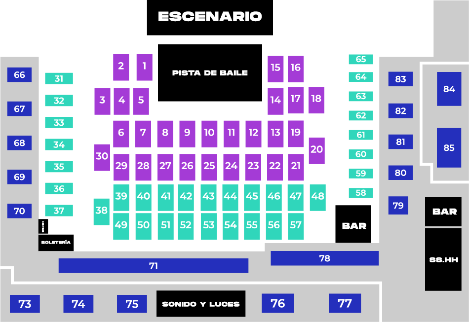 Croquis del evento
