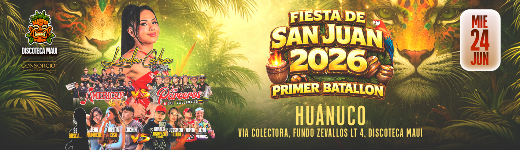 Fiesta de San Juan 2026 Primer Batallón en Huánuco