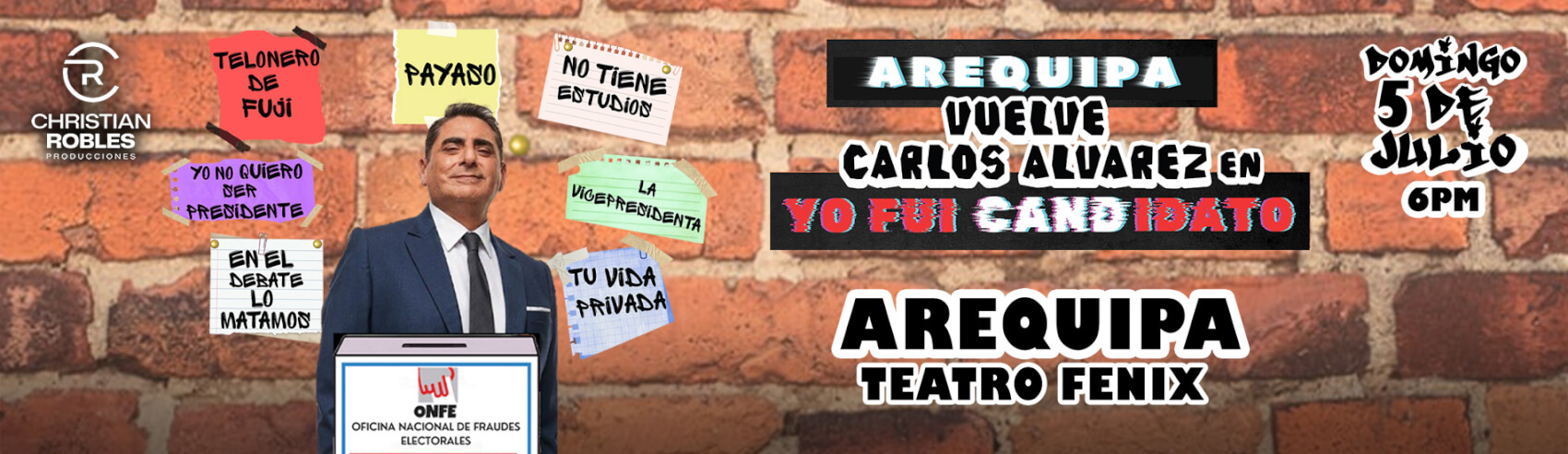 Carlos Álvarez en Arequipa