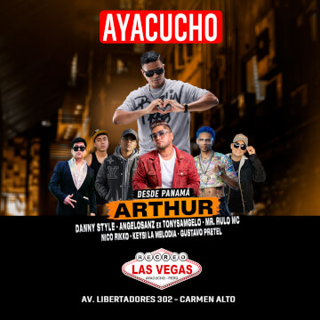 25° Aniversario Danny Style con Arthur desde Panamá y mucho más en Ayacucho