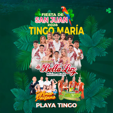 La Bella Luz en la Fiesta de San Juan 2026 en Tingo María